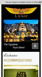 Mobile Screenshot of luxorbangkokhotel.com